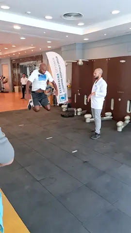 ⚡ Standing Long Jump test ⚡  ✨  It's for testing Explosive leg power . ✨ Procedure:  player stand behind a line marked on the ground with feet slightly apart .  A two foot take off and landing is used , the player attempts to jump as far as possible , landing on both feet without falling backwards , three attempts are allowed. . . #sports #injury #dr_amiraallam #المستشفى #zamalek #shekabala🇦🇹 