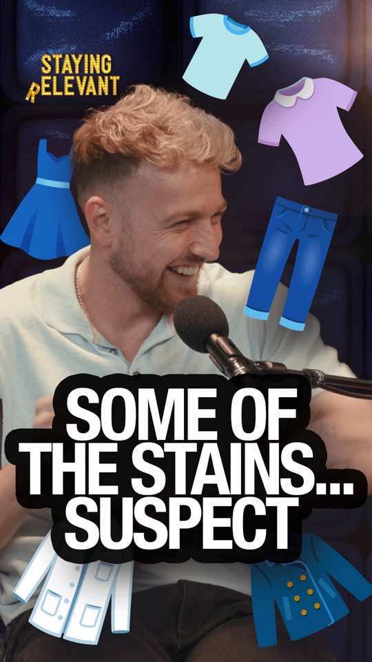 Nothing like a sweaty suit to start the morning 🤢 #stayingrelevant #podcast #samandpete  @Samthompsonuk 