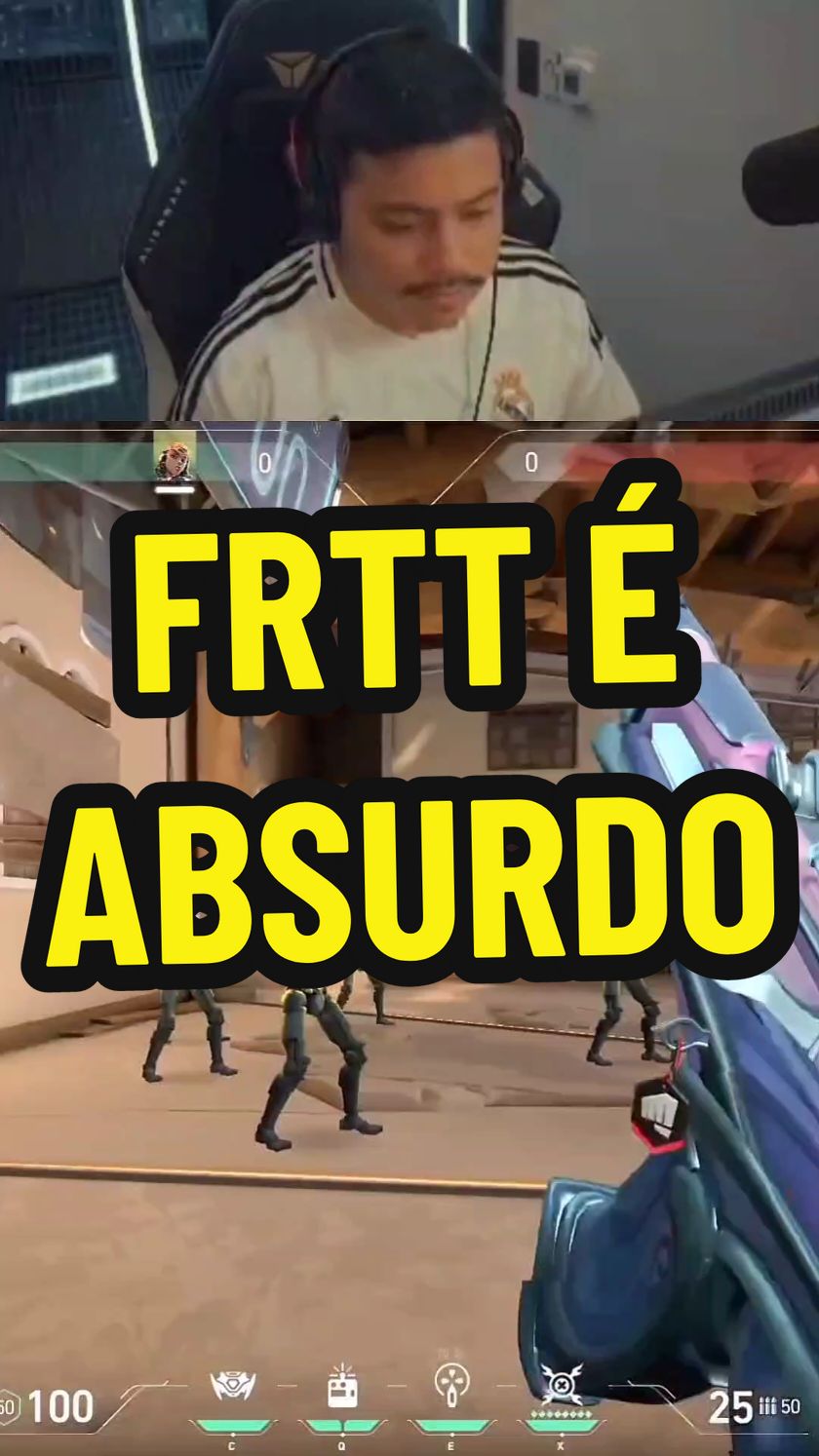 FRTT PARECE UM ROBÔ JOGANDO #valorantclips #valorantfrtt #frtt #valorantsensitivity #valorantsensi 