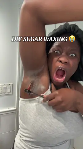 Idk why i did this to myself 😅 #sugarwaxing #funny #baddecisions 
