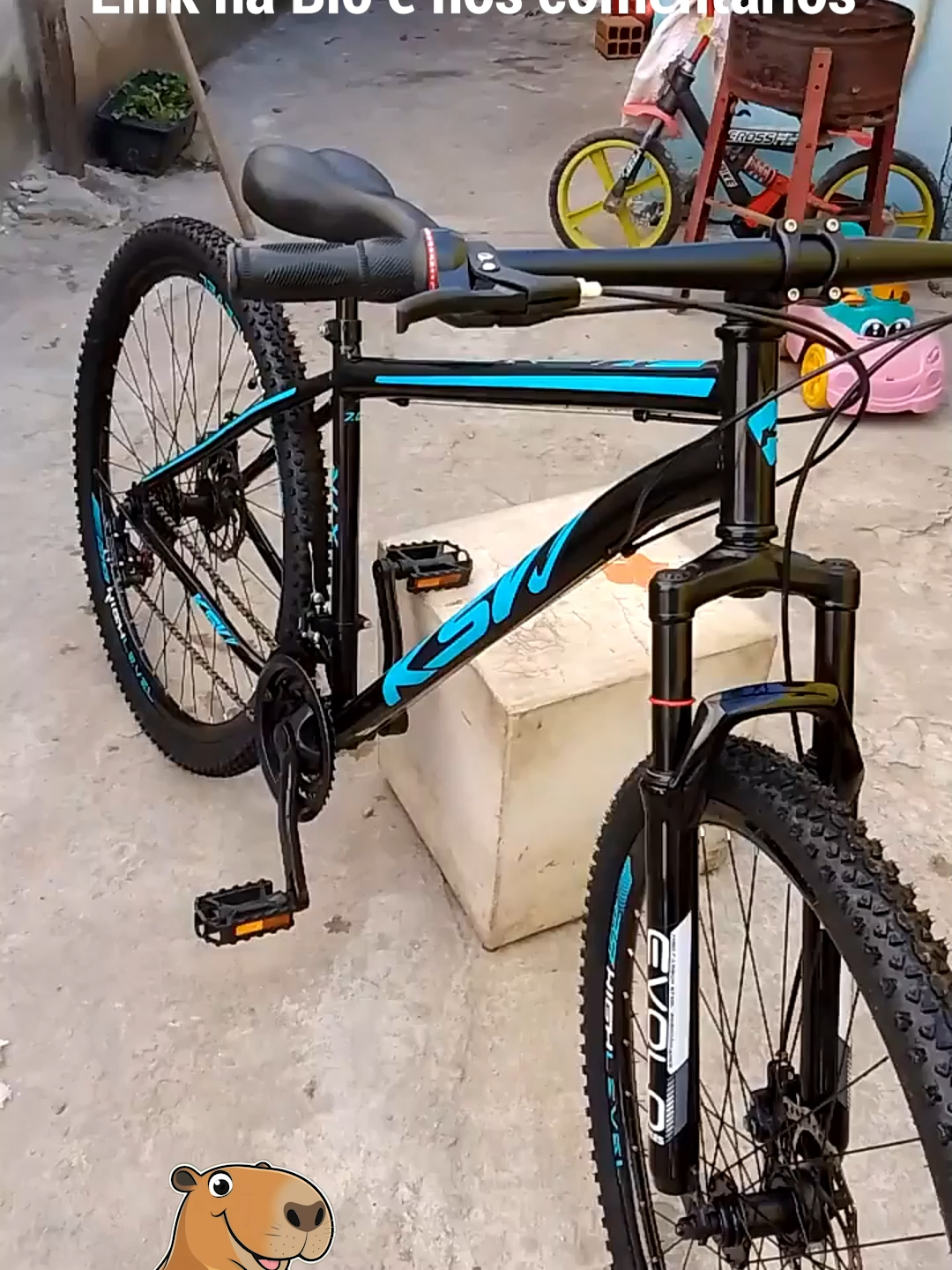 Bike ksvj aro 29 aço carbono freio a disco e amortecedor #fyp #foryou #fypシ #foryoupage #fy