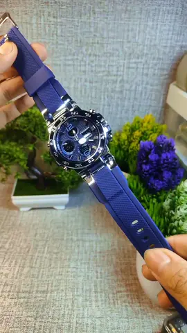 LIGE Jam Tangan Pria biru ll j Tampilan Ganda Digital Modis Jam Tangan Olahraga Watches