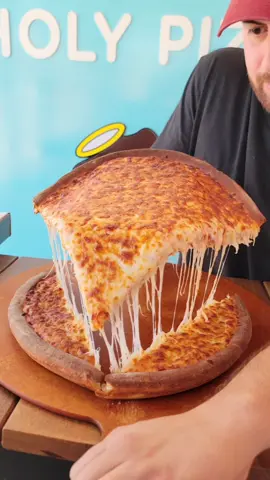 Que linda Rebanadita 😍🍕😮‍💨 #pizza #holy #tijuana #holypizza 