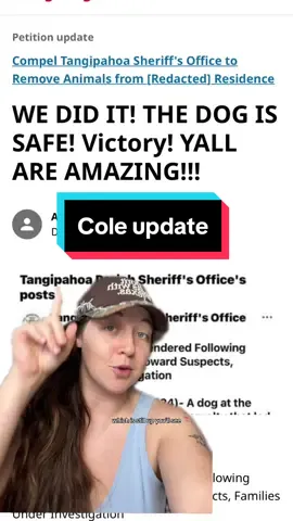 Replying to @Shelby Lynne WE DID IT! Thank you to everyone who shared and signed. We made real change for 1 sweet fur baby who needed it 🥹❤️ #coleprovost #animalabusingiswrong #dogsoftiktok 