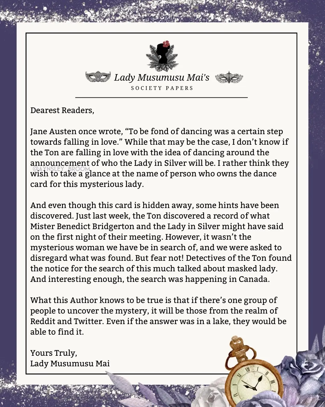 Dearest Reader we may not have a glove to lead our way to Sophie Beckett, but be assured the Ton is on the search for who she might be. If one thing is clear, no stone will be left unturned until we find out just exactly who shall be playing opposite of the dashing Luke Thompson in Bridgerton Season 4. The way our Reddit and Twitter detectives are finding clue after clue leads me to believe that hopefully this month we shall finally meet the ever elusive Miss Beckett✨  #bridgerton #bridgertonnetflix #bridgertonseason4 #benophie #benedictbridgerton #sophiebeckett #lukethompson 