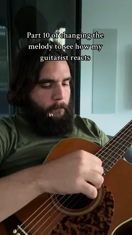 part 10 of changing the melody to see how my guitarist reacts - bloom the paper kites #VoiceEffects #fypシ゚ #viral #cover #singing #singer #guitartok #bloom #thepaperkites #acousticcovers #acousticguitar 