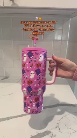 Get before sells out! And keeps water cold for 24 hours too! @MeokyshopUS #meoky #halloweencup #watertumbler #tiktokshopbacktoschool 