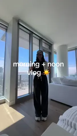 morning + noon vlog :) 