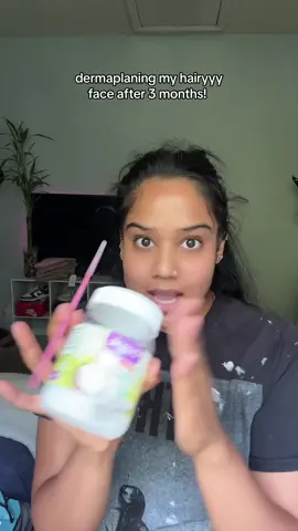 My face feels soooo smooth now! I cant believe it was THAT hairy 🙄 #dermaplaning #TikTokCreatorSearchInsightsIncentive #skincareroutine 