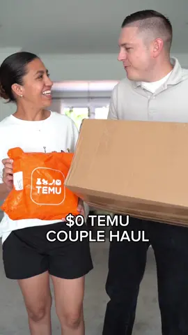 $0 Couples @Temu Haul! I think Carmen liked her gifts 🤣 🔍code: dnk8399 for #temu free items or check out the 🔗 in bi0 (app new users only with qualifying orders) ⚡️📦 FREE shipping and FREE returns #temuvictim #temumethod #temucode #temuhaul #temufinds #viral #fypage #trending #couple #tiktokcouple 