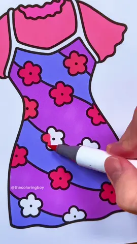 Coloring a Chic Dress for Ultimate Fashion Fun! 👗✨ Dive into the “Fashion Vibes” Coloring Book and bring this stylish dress to life with your colors! Perfect for adults and teens, this book offers bold and easy designs featuring cute clothing. 🎨👚 🛍 Find the coloring book & markers through the link in bio ⬆️ 🍲 “Fashion Vibes” Coloring Book: @cocowyocoloring  🖍 Alcohol markers: @Ohuhuart  🖊 White pen: @POSCA USA  . . #coloringboy #adultcoloring #adultcolouring #coloringbook #coloringbookaddict #coloringbookforadults #coloringbooks #coloringbooksforadults #coloringbookforme #coloringbooksforgrownups #coloringcommunity #coloringforadults #coloringforfun #coloringforgrownups #coloringtherapy #coloringvideo #cozycoloringasmr #satisfying #colorwithme #colouringbook #asmr #asmrart #asmrcoloring #cocowyo #cocowyocoloringbook #cocowyopublishing #StressRelief #glowcosmetics #fashionvibes #dress
