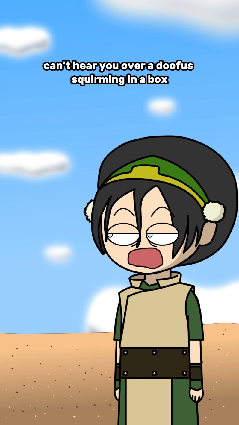 when Toph Beifong bends your box... #devontetheone #tophbeifong #avatarthelastairbender 