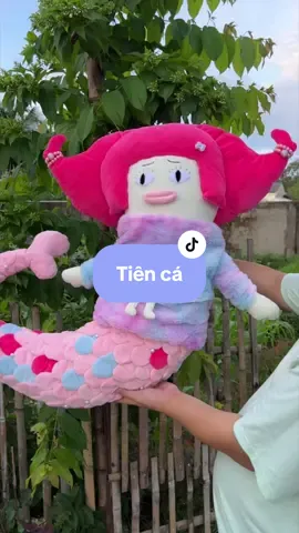 Nhỏ tiên cá đẹp z tr #handmade #gaubongdinhmay #gaubong #gaubongdethuong #tienca #quatang #dochoi 