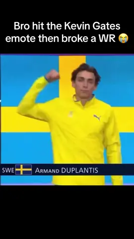 Kevin Gates influencing an olympjc world record is INSANE 😭 #fyp #foryou #olympics #kevingates #polevault #worldrecord #parisolympics #kevin #gates #paris #sweden #pole #vault #polevaulting #event 