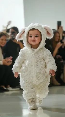 Baby Fashion Show #cute #fashion #cats #catwalk #AI #Runway #fyp #viral #baby 