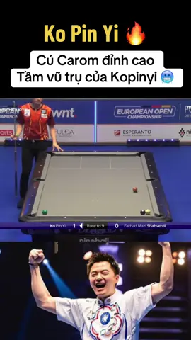 Carom tầm vũ trụ anh em ạ 🥲  #kopinyi #europeanchampionship #pool9ball🎱🎱🎱 #billiards #matchroompool #xuhuong #thinhhanh 