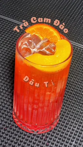 Hướng dẫn làm Trà Cam Đào Dâu Tây💕 #xuhuong #orange #strawberry #phachenganhfnb #phache 