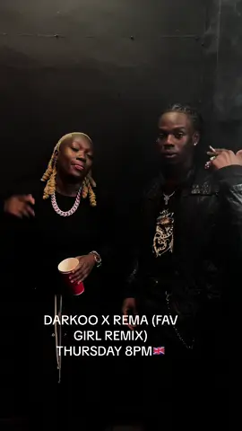 THURSDAY 8pm  DRIPPO & REMY TIME!!!!!! #darkoo #rema  #newmusic 