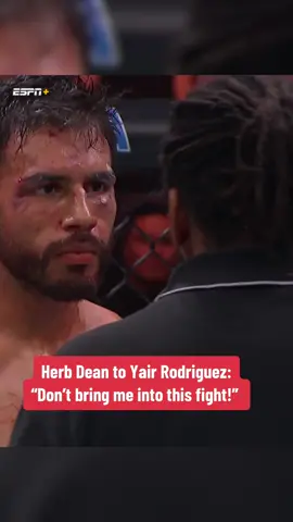 Never forget when #HerbDean gave #YairRodriguez this warning during a fight 💯 #UFC #mma #ref 