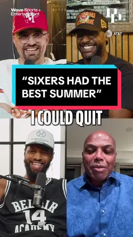 “The Sixers have had the best summer of any team in the NBA.” Charles Barkley is ALL IN on the moves Philly made this offseason  @AT&T 