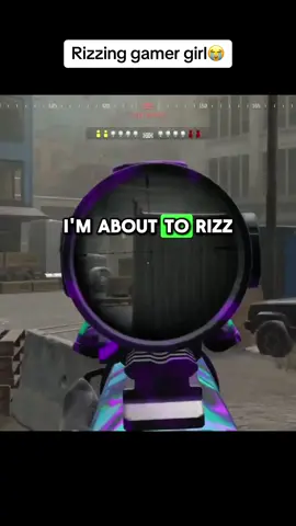 Rizzing gamer girl😭 creds:texplays #cod #callofduty #rizz #funny #troll #fyp 