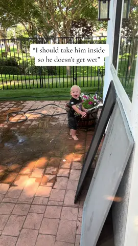 The most fun is had and the best memories are made when I step back and ask myself if I can actually make this a yes moment instead of saying no I don’t want to deal with that or clean up that mess. I was so close to just taking him inside while Josh used the hose so he wouldn’t get all wet and I wouldn’t have to change his clothes but then I thought, why not? It’s obviously not possible to let kids have these moments 100% of the time but taking a second to think if I’m just saying no just because it’s easier for me or if I can say yes has created so many happy moments we would’ve missed out on🥹🤍 #kids #moms #momtok #motherhood #momlife #kidsbeingkids #cute #Love #happy #toddler #toddlers 