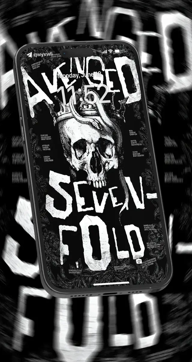 #avengedsevenfold #wallpaper #обои #обоинателефон #metal #music #band #metalband #металл 