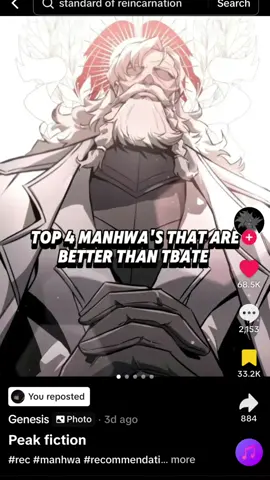 Which Manhwa’s Deserve Their Spot? #manhwa #recommendations #manhwareccomendation #orv #sololeveling #sungjinwoo #sololevelingmanhwa  @Genesis #reformationofthedeadbeatnoble #standardofreincarnation #manhwas #fyp #foryou 