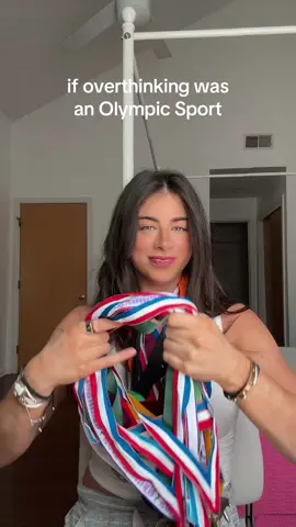 If overthinking was a olympic sport #olympics #olympicmedals #trendingvideos 
