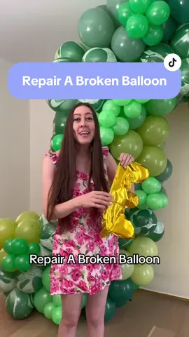 Repair a hole on any foil balloon #balloonartist #balloongarland 
