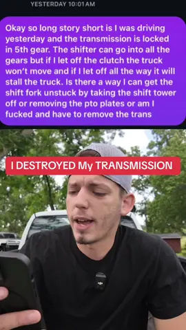 I DESTROYED My TRANSMISSION #trucks #cars #dieseltrucks #diesel 