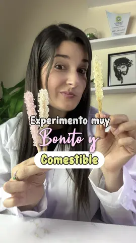 Un experimento muy bonito y comestible: “cristales de azúcar” #experimento #experimentodequimica #laboratorio #cristalesdeazucar #cristalescomestibles #experimentocomestible #experimentodeazucar #azucar #cristalizacion #quimica #profedequimica #experimentosfaciles #profe #docente #maestros #diariodeunaprofe #vidadeprofe #enclase #cosasdeprofes #longervideos #videosdedocentes 