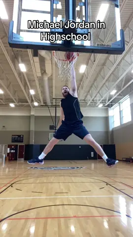 Michael Jordan in Highschool probably #basketball #michaeljordan 