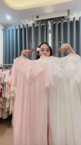 Váy ngủ tiểu thư mẫu mới xinh lắm ạ 🥰 #donguquangchau #vayngudep #dongucaocap #xuhuong #viral 