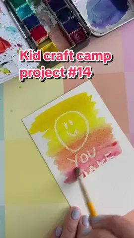 Kid craft camp project #14 try water resist and then leave your kiddos secret spy messages! #kidscrafts 