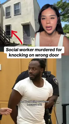 This social worker was beat to death after she accidentally knocked on the wrong apartment. #truecrime #truecrimecommunity #truecrimetok #socialworker #socialworkersoftiktok #safety #disturbing #news #bbcnews 