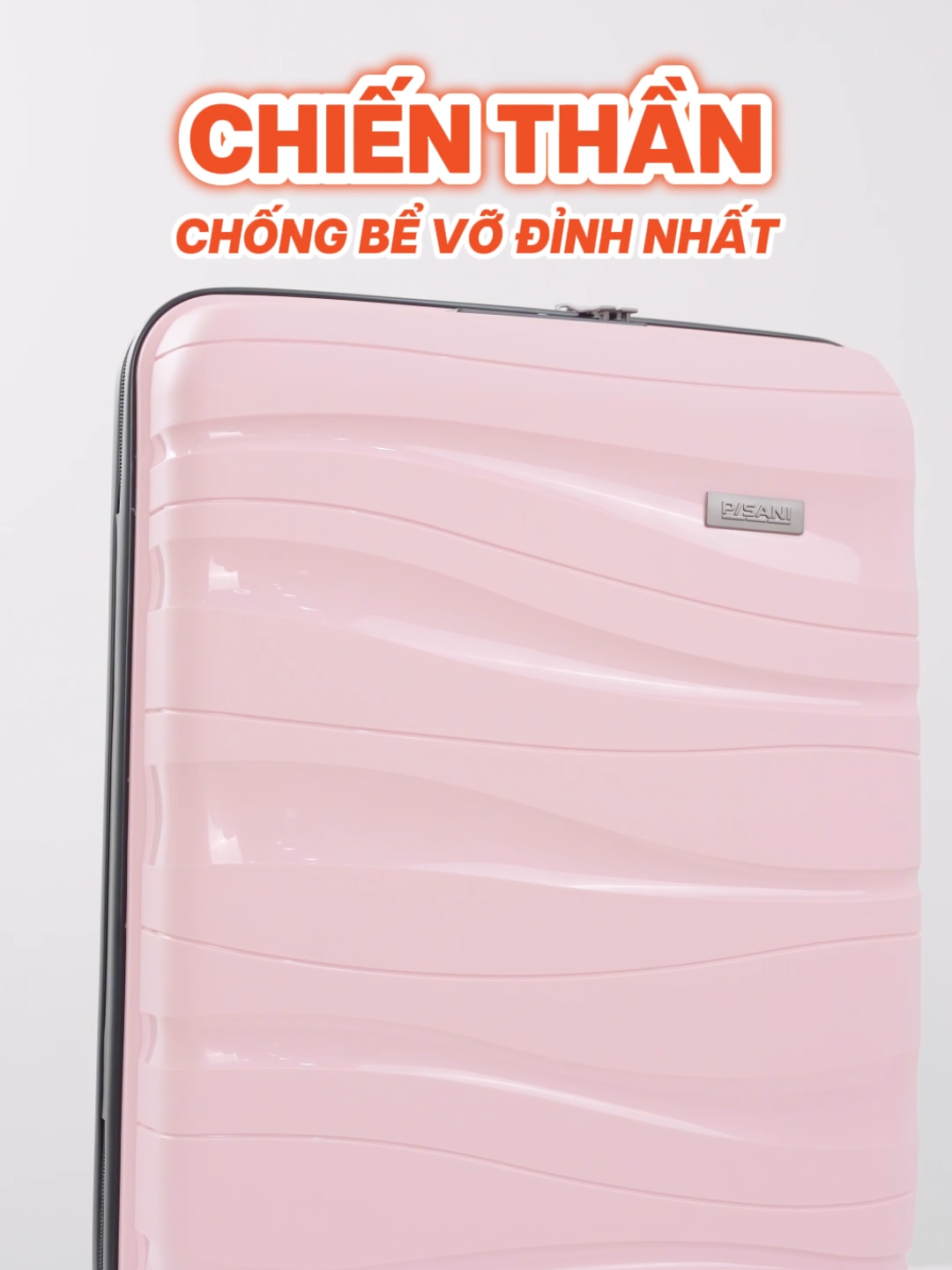 Pisani Lani - Chiến thần chống bể vỡ đỉnh cao, chất liệu 100% nhựa PP và khóa số TSA chuẩn Mỹ an toàn tối đa. Ghé MIA ngay!! #miavn #vali