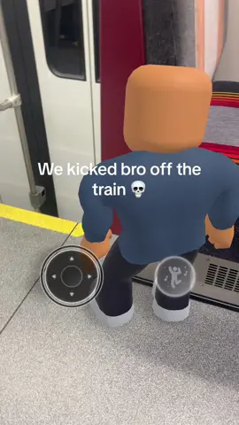 Didn’t seem to upset about it… #robloxfyp #train #fyp 