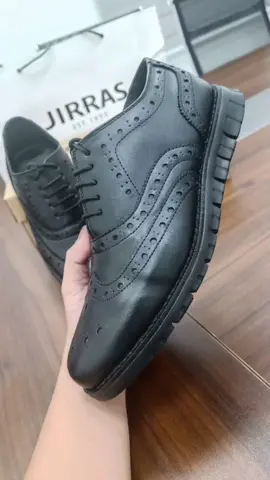 Sobrang comfy isuot feeling mo naka rubber shoes ka lang but yes LEATHER Shoes ito 😎 JIRRAS Wingtip Oxford Executive Shoes Genuine Leather Triple Black Adam ✅ Genuine Cowhide Leather ✅ Water and Slip Resistant ✅ Lightweight ✅ Elegant ✅ Good for All Seasons #JIRRAS #Genuine  #Leather #LeatherShoes  #BlackShoes #Executive  #Comfy #bestgift #formen  #Affordable #affordablefashion  #Fashion #fashiontiktok #foryou 