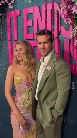 Our favorite couple at the “It Ends With Us” premiere in New York 💐 #blakelively #blakelivelyandryanreynolds #ryanreynolds #itendswithus 