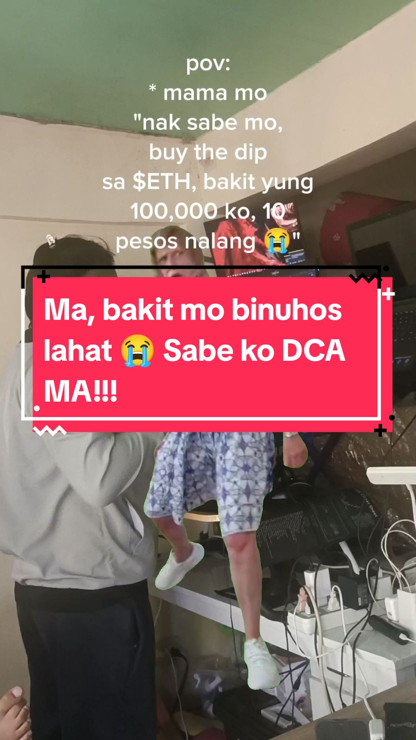 Ma, bakit mo binuhos lahat 😭 Sabe ko DCA MA!!! 😭 #CryptoCrash #cryptodump #cryptocurrency #cryptocurrencyforbeginners #hodl #hodlcrypto 
