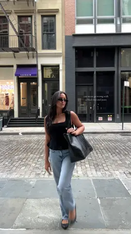 little ootd for work #OOTD #fashion #inspo #flats #balletflats #jeans #aritzia #fyp #outfit 