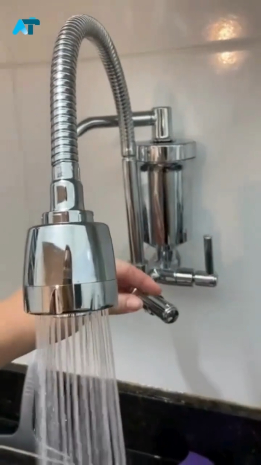 Torneira Gourmet Com Filtro Cozinha Luxo Parede. #gourmet #cozinha #luxo #filtro #agua #achadinhos #shopee 