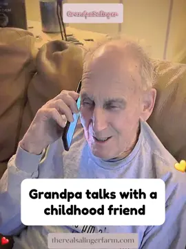 A moment of Grandpa and his childhood friend ☺️ #grandpa #family #dementia #caregiver #foryou #grandfather #father 