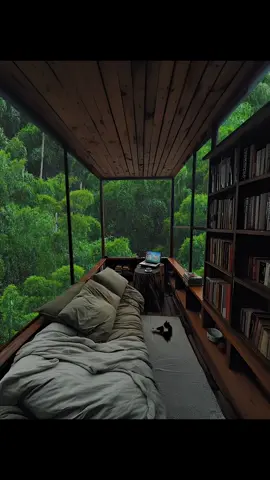 Follow me! please 😍😍😍 . . . . #cozycabin #cabinlife #rainyday #cabin #naturelife #life #LifeHack #nature #rain #sleep #sleeping 