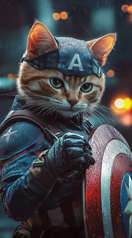 Avengers:Infinity Mew #marvel #avengers #cat #kitten #ai 