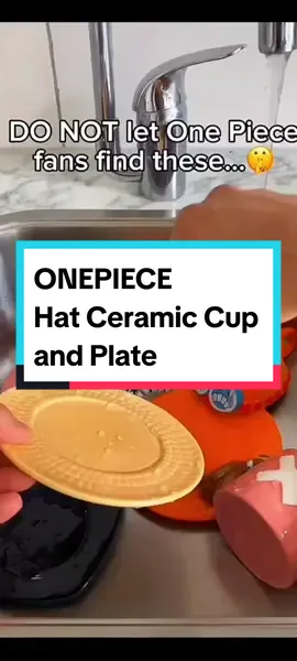 ONE PIECE HAT CERAMIC CUP AND PLATE 🔥🔥 #tiktokshop #foryou #tiktokph #affiliatemarketing #affliate #affiliatetiktok #japanproducts #onepiece #onepiecefans 