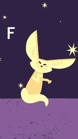Comment ideas for G!!! 💡#alphabetproject #animation #2d #fennecfox #fox #cute #dancing #digitalart #moon #mograph #ae 
