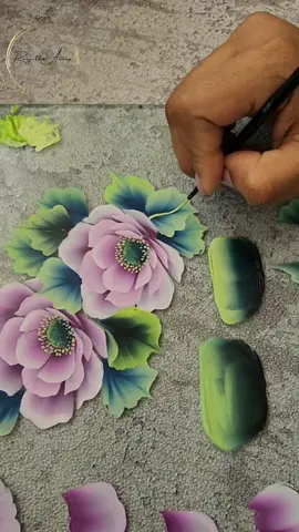 Beautiful Brush Strokes ❤️ #fyp #foryoupage #fypage #flowergirl #brushchallenge 