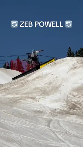 Summer snowboarding ft. @Zeb Powell #snowboarding #summer2024 #zebpowell #colorado 